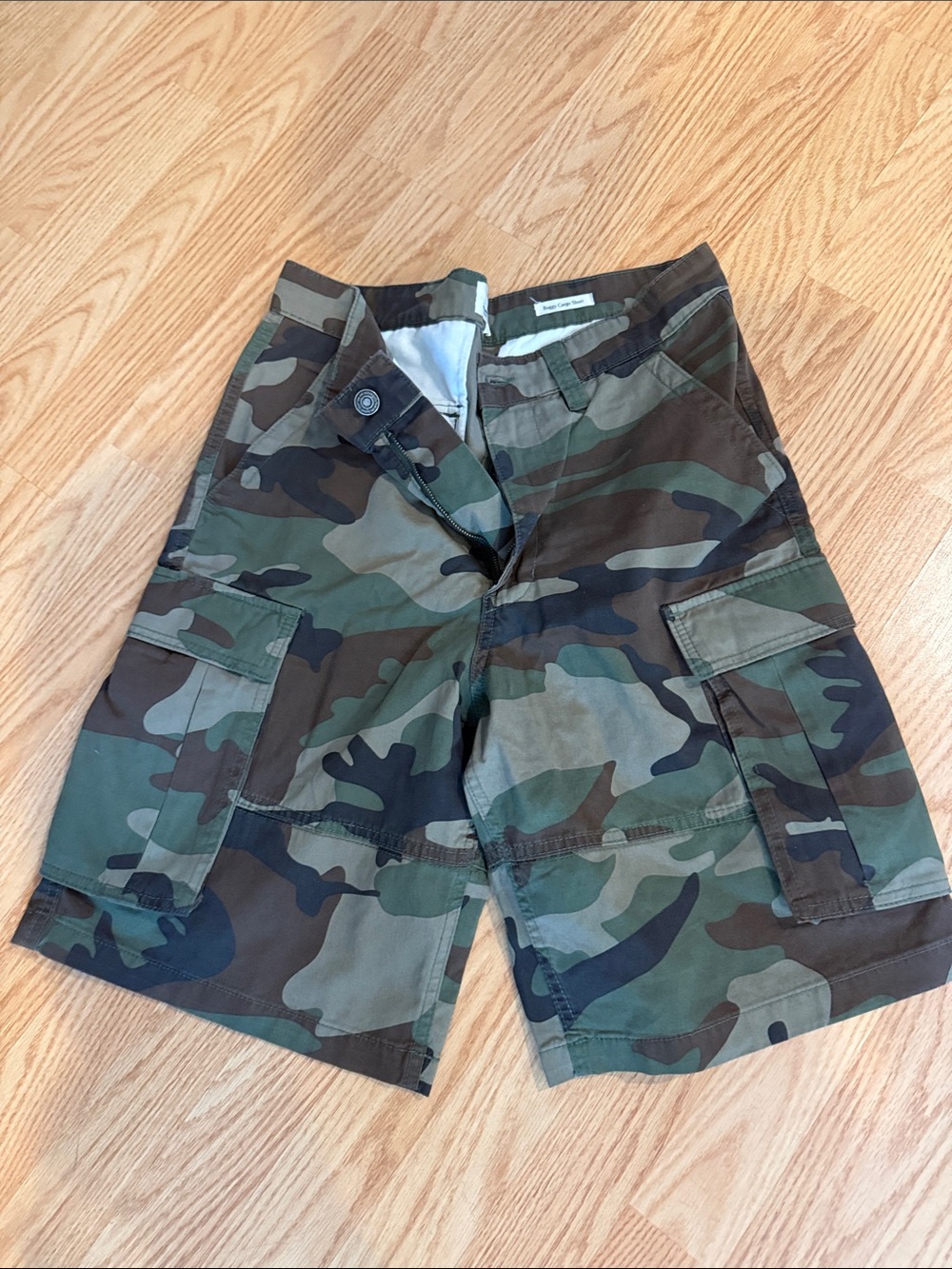 Cotton On Men's Camo Cargo Shorts - Green